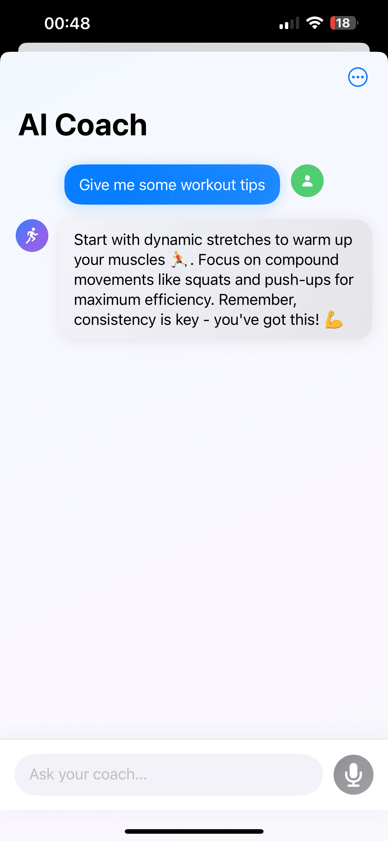 AI Workout Generation